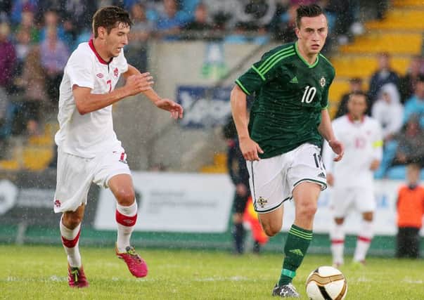 Derry City's Aaron McEneff (right) played in the Milk Cup a few years ago.