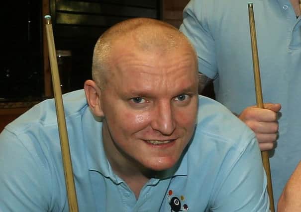 Drew Sloan had two eight-ball clearances on the opening night of the Ballymena Towers Pool League.