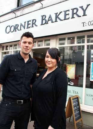 Peter Nixon and Lianne Greer of The Corney Bakery, Ballymena. INBT 45-801H