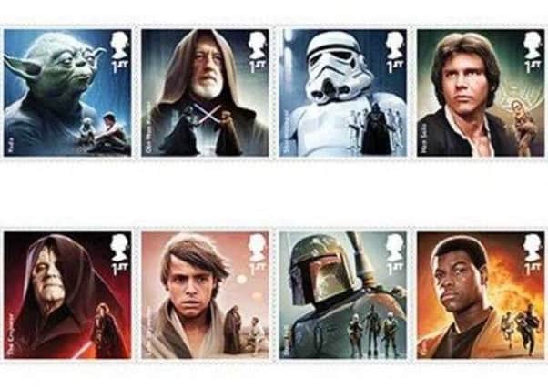The new Star Wars stamps