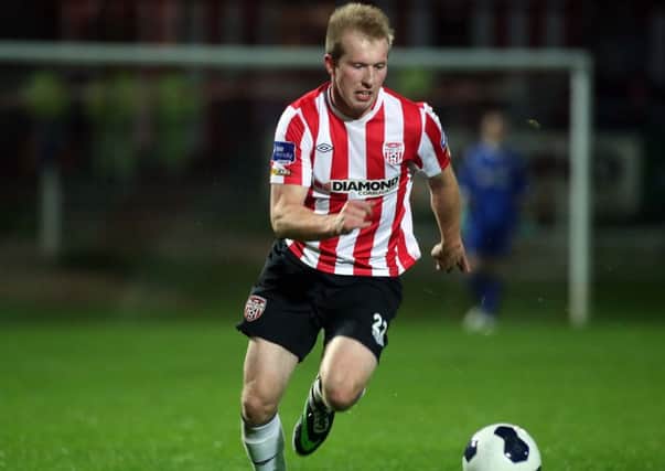 Derry City's Stephen Dooley, is like a number of players at the Brandywell, out of contract.