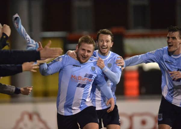 Ballymena United's County Antrim Shield win over Crusaders was the latest in a series of impressive results in knockout competitions during Glenn Ferguson's time in charge. Picture: Press Eye.