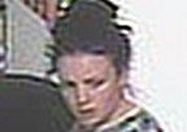 Police in Armagh are investigating the theft of approximately £60 of products from B&M Bargains, Lonsdale Road on Wednesday, 16 September, 2015. Police believe the females pictured may be able to assist them with their enquiries. Police are asking these individuals or anyone who has information in relation to this incident to contact them on 101, quoting ref: 953 160915 or VIU: 1072-15, 1072-15-1 or 1072-15-2
 
VIU: 273-15 and 273-15-1
Police in Banbridge are investigating the theft of two ipads from a supermarket at The Outlet on Monday, 8 December, 2014. They believe the male and female pictured may be able to assist them with their enquiries. Police are asking these individuals or anyone who has information in relation to this incident to contact them on 101, quoting ref: 1291 081214 or VIU: 273-15 or 273-15-1.