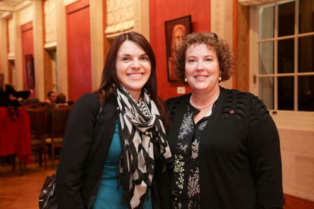 Chartered Marketer Lindy Harper and Yvonne Henry, both from Christies Direct in Ballymoney, attended a special event at Stormont to celebrate the achievements of Northern Irelands Chartered Marketers.