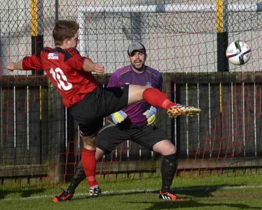 No goalkeeper will relish going face to face with in-form Town striker Conor Downey on current form. INBL1543-272PB