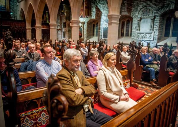 The audience at the Walls400 History Lecture in St Columb's Cathedral on Saturday. Photo: Stephen Latimer