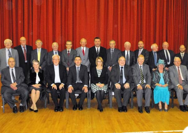 Members of the Presbytery Commission which conducted the Elders' Ordination service at Glendermott Presbyterian Church.