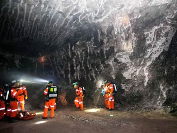 (fIle photo) Deep inside the salt mines at Kilroot.   INCT 27-414-RM