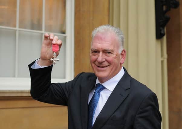 William Kennedy who received his MBE at Buckingham Palace on 17th November