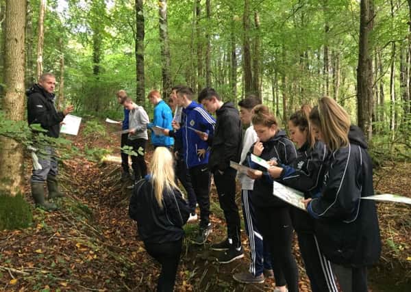 Carrickfergus College pupils embarked on a three day residential to the Woodhall Outdoor Centre.  INCT 48-722-CON