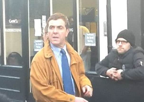 James Nesbitt filming in Carrick town centre (photo by Patrick Gleeson).  INCT 48-733-CON