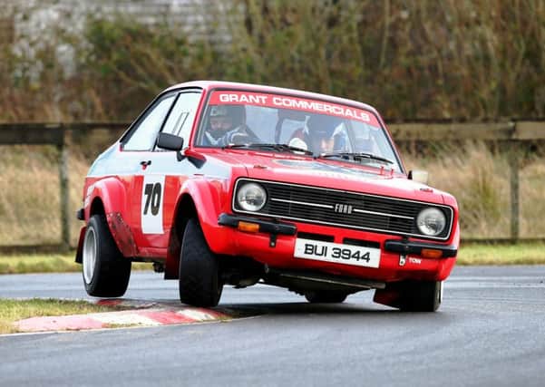 Adrian Grant will be in action at Nutts Corner in his Escort.