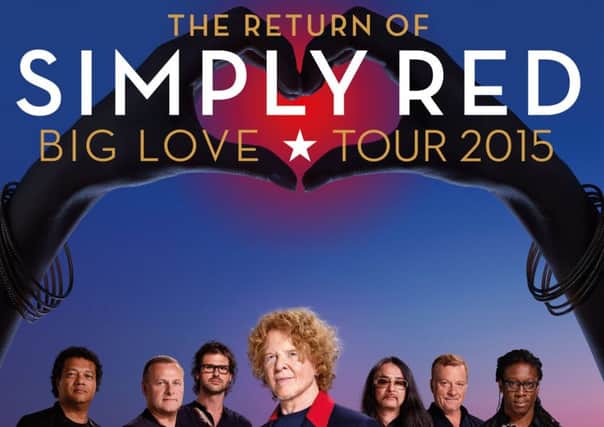 Simply Red are returning to Belfast.