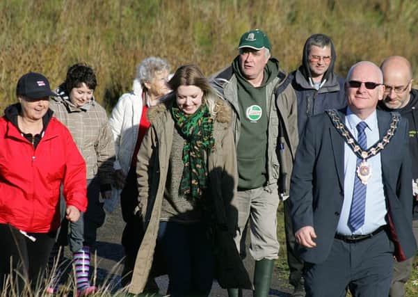 Cllr Billy Ashe backing the Hearty Walks winter walking campaign.  INCT 48-740-CON