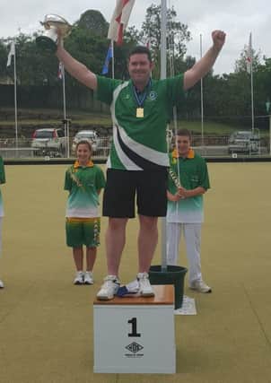 Lisnagarvey bowler Neil Mulholland lifted the Champion of Champion Singles title in Australia last month.