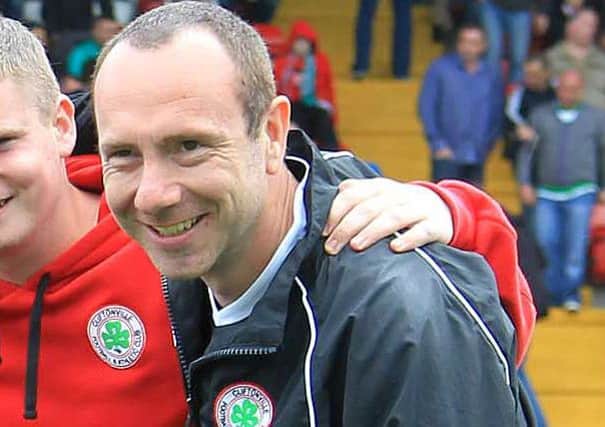 Mark Duff has left his post as manager at Islandmagee.