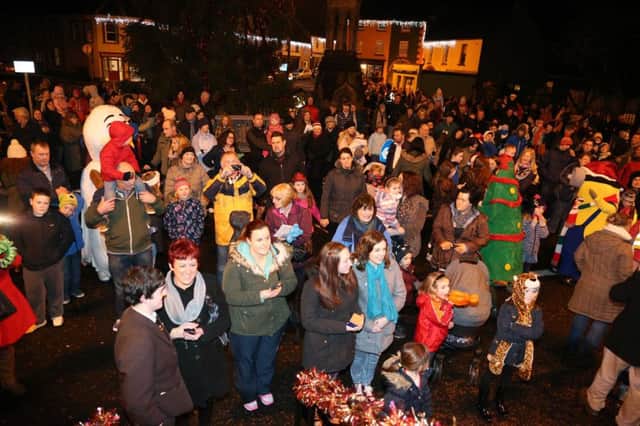 pictured at the Ballycastle Christmas Lights switch on