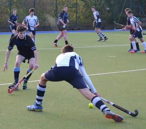 Action from Ballycastle High school against Methodist College