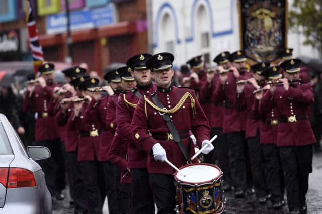 The William King Memorial Flute Band taking part in Saturday's parade. INLS4915-125KM