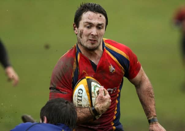 Ballyclare's Gary Clothworthy scored his side's only try against Instonians.