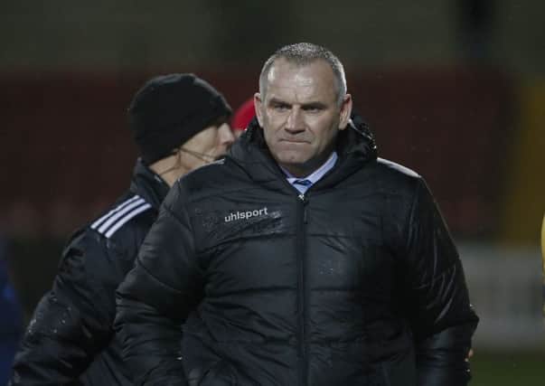 Ballymena United manager Glenn Ferguson was unhappy with his side's performance in the early stages of Saturday's defeat at Cliftonville. Picture: Press Eye.