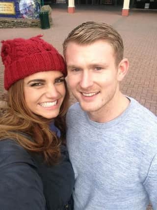 Jordan Humphrie with her boyfriend Danny Mcloughlin