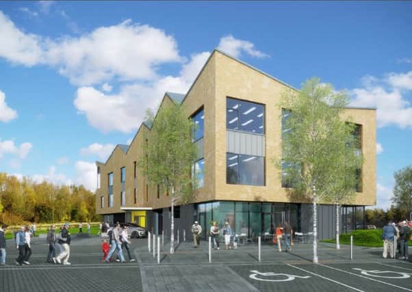 An artist's impression of how the new community building at Beechvalley in Dungannon will look