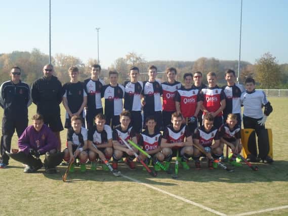 The Wallace High School 1st XI squad.