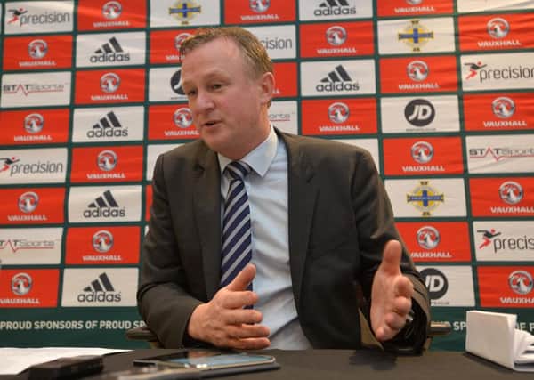 Northern Ireland manager Michael O'Neill. Picture: Pacemaker Press.