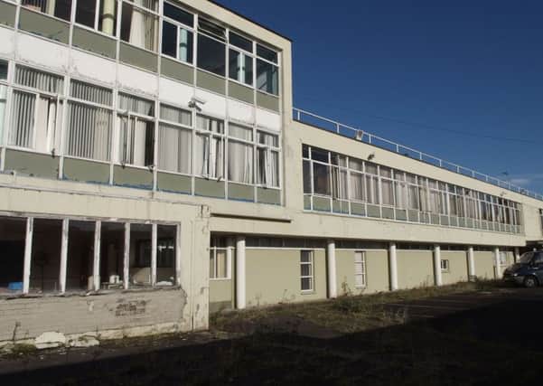 Derelict: Faughan Valley High School, Drumahoe, the site of a new district park worth £1m