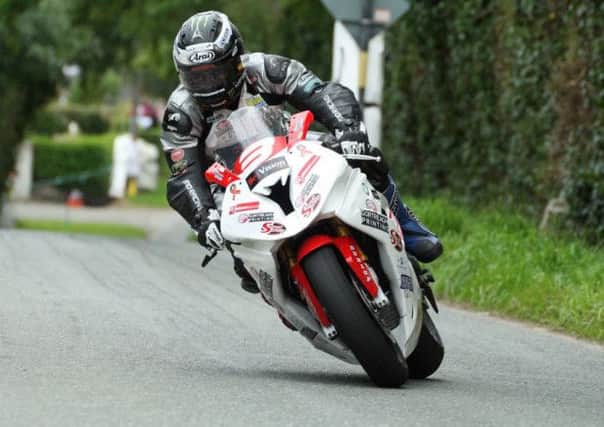 Ballymoney's Michael Dunlop in action at the Mid-Antrim