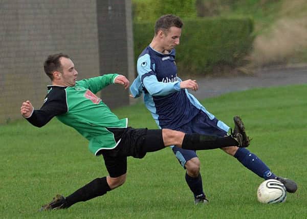 Action from Whitehead Eagles and Iveagh United. INCT 51-010-PSB