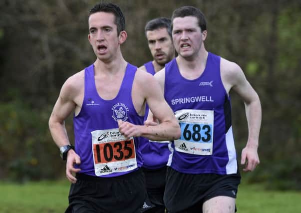 Scott Rankin pictured in action during the North West Cross Country Championships at Gransha Park. INLS5115-162KM