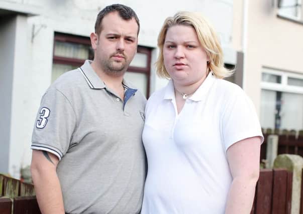 Andrew Peden and his wife Rebecca who escaped the fire. 

Picture by Jonathan Porter/PressEye