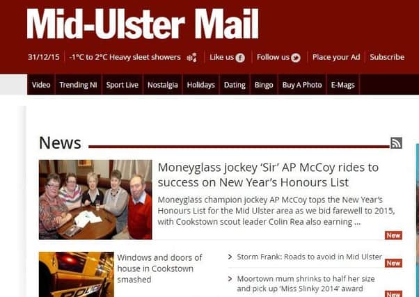 Mid Ulster Mail website