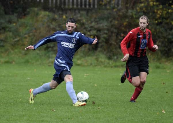 Andrew Cooke will be hoping he can help Tullyally Colts see off either Kilrea or Roe Rovers in the next round of the Matt Morrison Junior Cup.