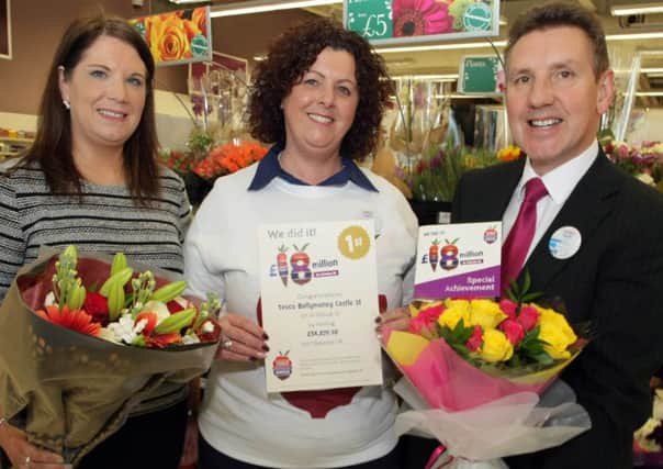Teco  Community Champion, Jackie Brogan (centre) has been nominated for Fundraiser of the Year.INBM13-15 002SC.