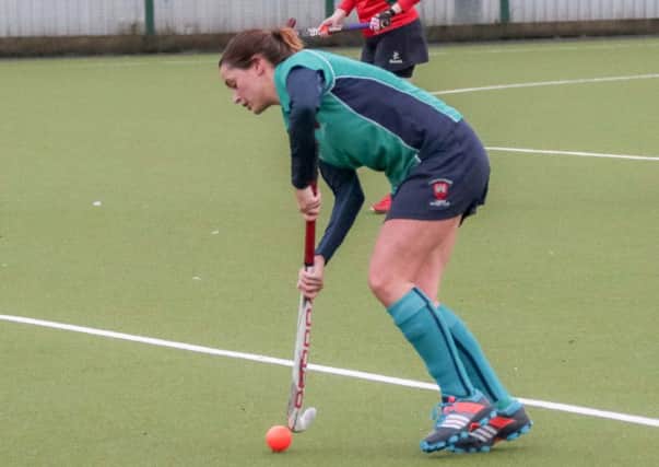 Christine Waide was Carrick's Player of the Match against NICS. INNT 01-514-SO