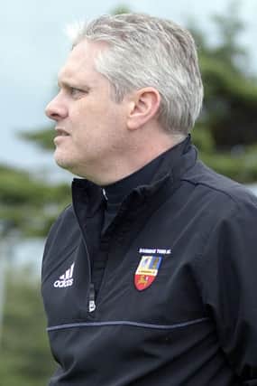Banbridge Town Manager Ryan Watson knows his side have a big month ahead. INBL1537-273PB