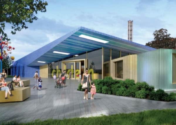 An architect's image of the proposed new Paediatric Unit at Craigavon Area Hospital
