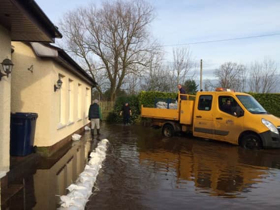 Flood at Moss Lane