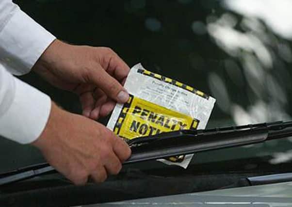 Pic by Heathcliff O'malley.Parking ticket pictures in central London.