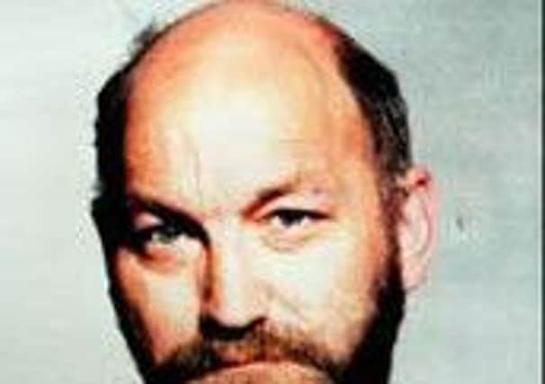 An early police mugshot of serial killer Robert Black