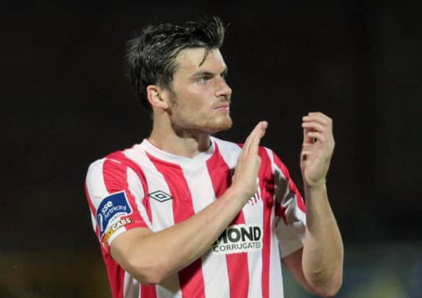 Philip Lowry during his Derry City spell. Pic by Margaret McLaughlin.