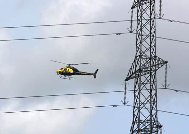 Specialist NIE Networks engineers will be running helicopter patrols over the coming months.  INCT 03-722-CON