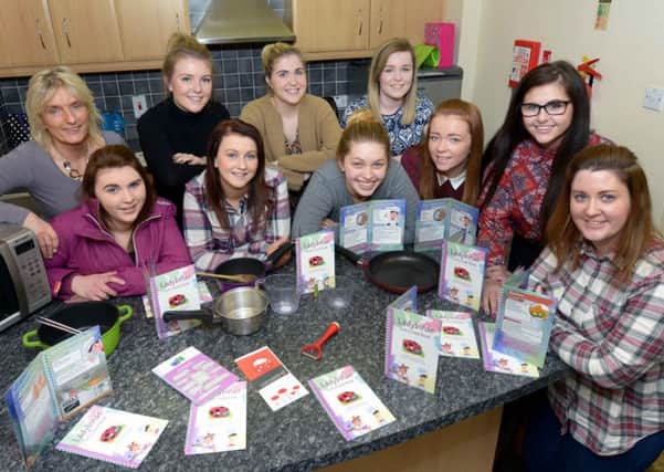 (L-R)

Back row: Imelda Fearon, Senior Social Work Practitioner; Aveen Rafferty, Social Work Student; 
Naomi Connelly and Shannon Henderson. 
Front row: Lauren Cartmill; Sara Park; Shannon Miller; Zoey Flynn; Aideen Boyle and Sarah Girvan, 

Social Work Students.