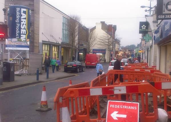 Part of Main Street will close to traffic due to public realm work. INLT-02-713-con
