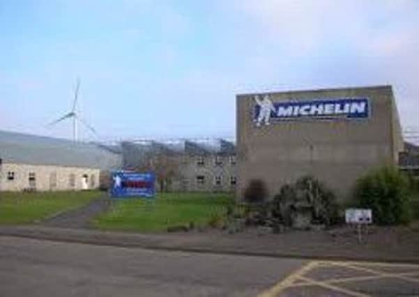 The Ballymena Michelin plant. (Editorial Image).