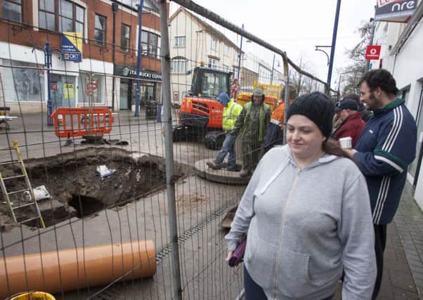 The discovery of the tunnel has created a real buzz in the town.