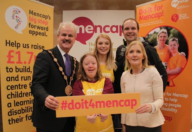 Councillor Thomas Beckett, Mayor of Lisburn & Castlereagh City Council, recently joined actress and Mencap Ambassador Ty Glaser, her sister Esme Websper, and Stephen Pearson, Assistant Manager, 2016 Deep RiverRock Belfast City Marathon to celebrate MencapÃ¢Â¬"s partnership with the marathon. The learning disability charity is the official charity partner of the marathon for the next three years.